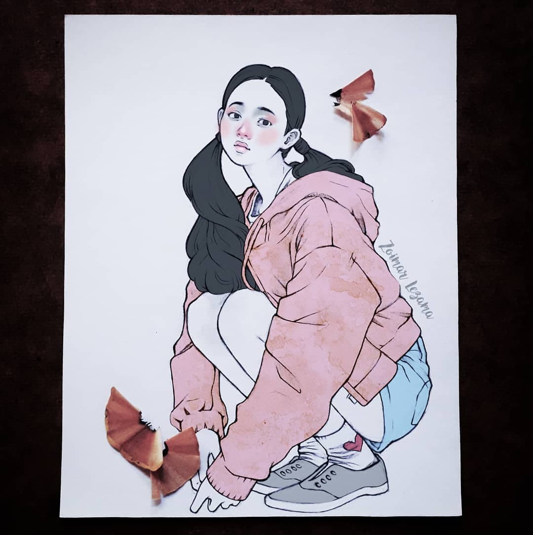 Untitled illustration #5 by Zoimar Lezama